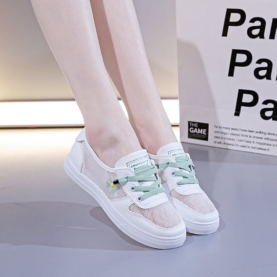 Damen Luftige Mesh-Sneaker mit elastischem Schnürsystem R&B