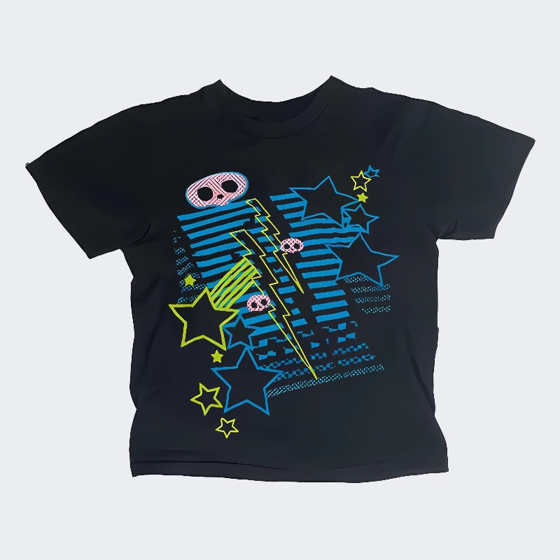 Damen T-Shirt mit lR&Bhaftem Grafiken und einzigartigem Design R&B