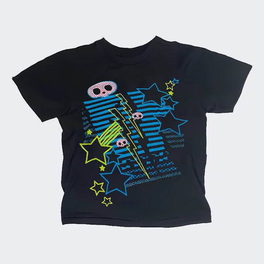 Damen T-Shirt mit lebhaftem Grafiken und einzigartigem Design R&B