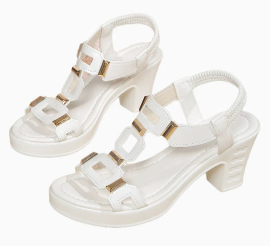 Damen Sportliche Sandalen mit elastischem Riemendesign und ergonomischer Sohle R&B
