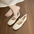 Damen Ballerinas mit praktischem Riemen und komfortabler Sohle