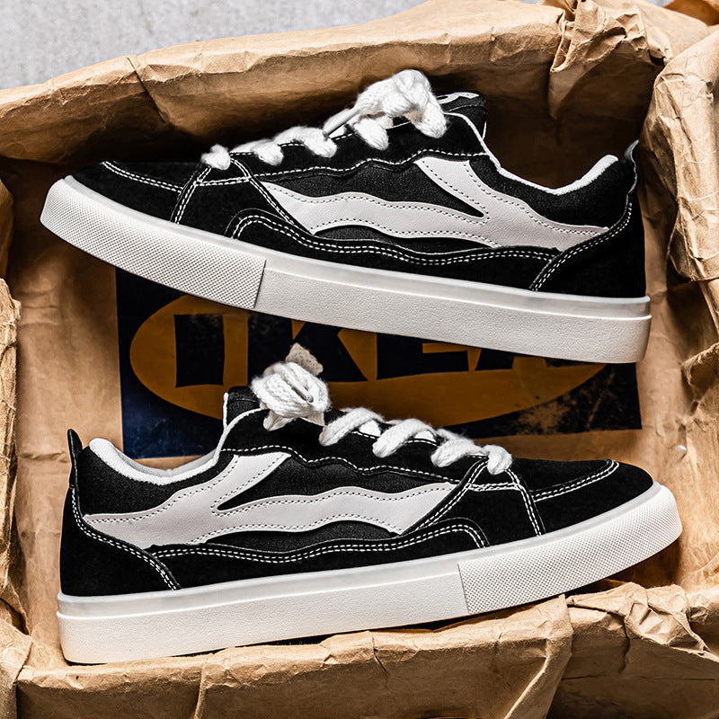 Damen modische Sneakers aus Wildleder mit innovativer Schnürtechnik R&B