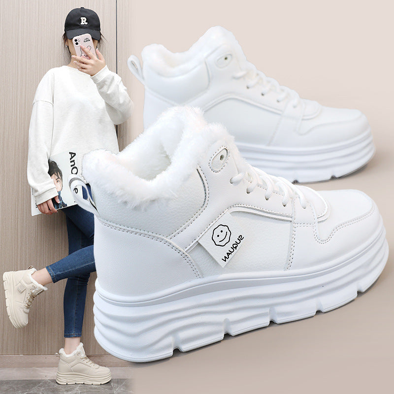 Damen Chunky Winter Sneakers mit kuscheligem Innenfutter und rutschfester Sohle R&B