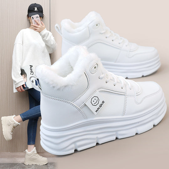 Damen Chunky Winter Sneakers mit kuscheligem Innenfutter und rutschfester Sohle R&B