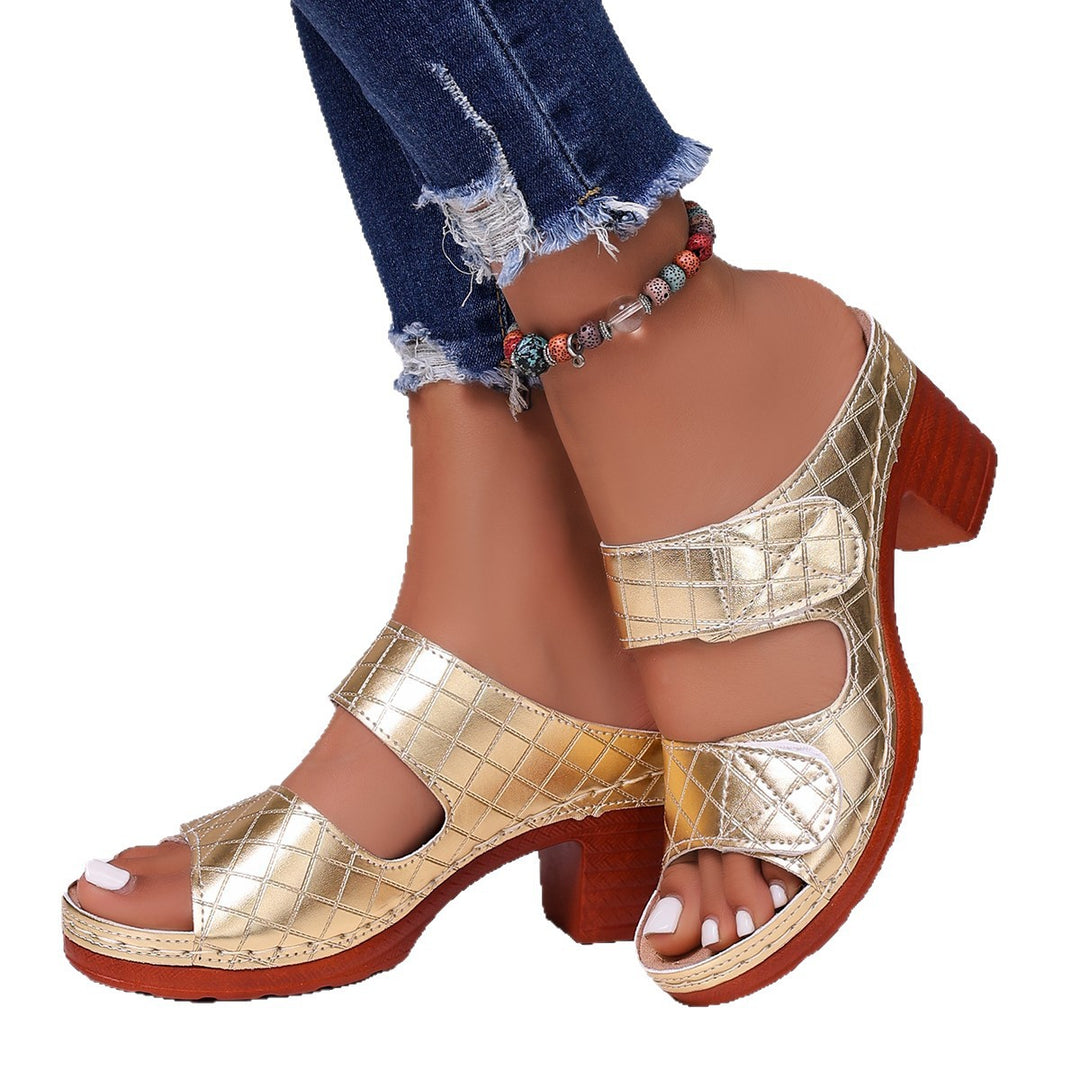 Damen elegante Clogs mit verstellbarem Riemendesign R&B