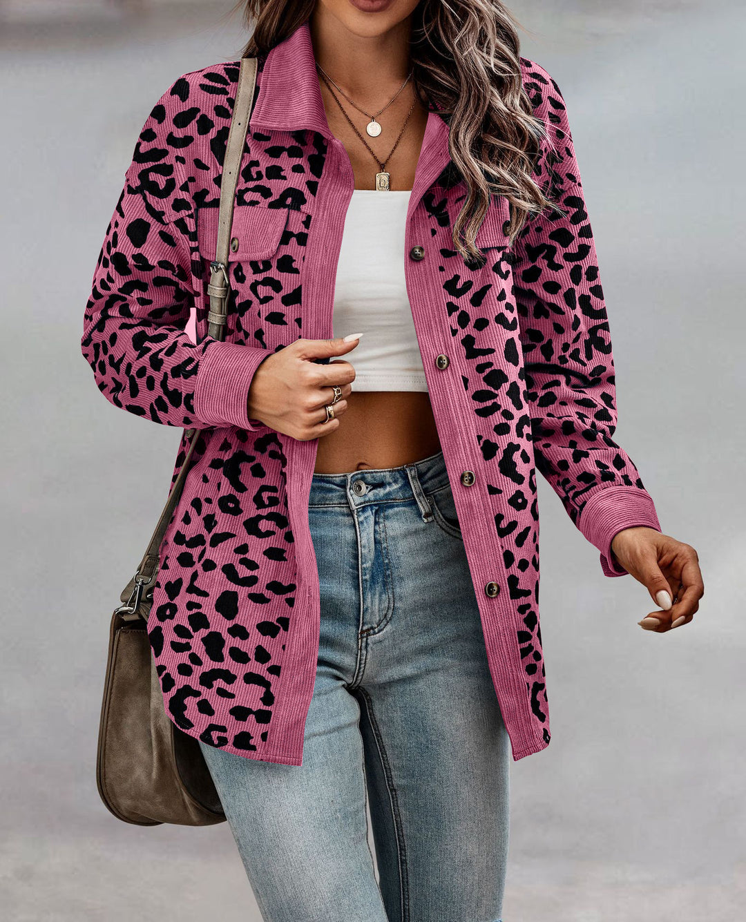 Damen lässige und modische Karo-Jacke R&B