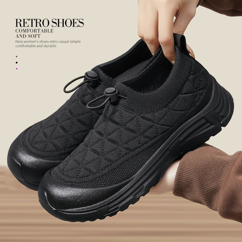 Damen Bequeme Sport-Sneaker mit elastischer Passform und dämpfender Sohle R&B