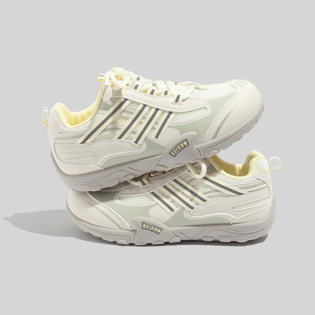 Damen Sportliche Lauf- und Freizeitschuhe mit atmungsaktiven Einsätzen und rutschfester Sohle R&B