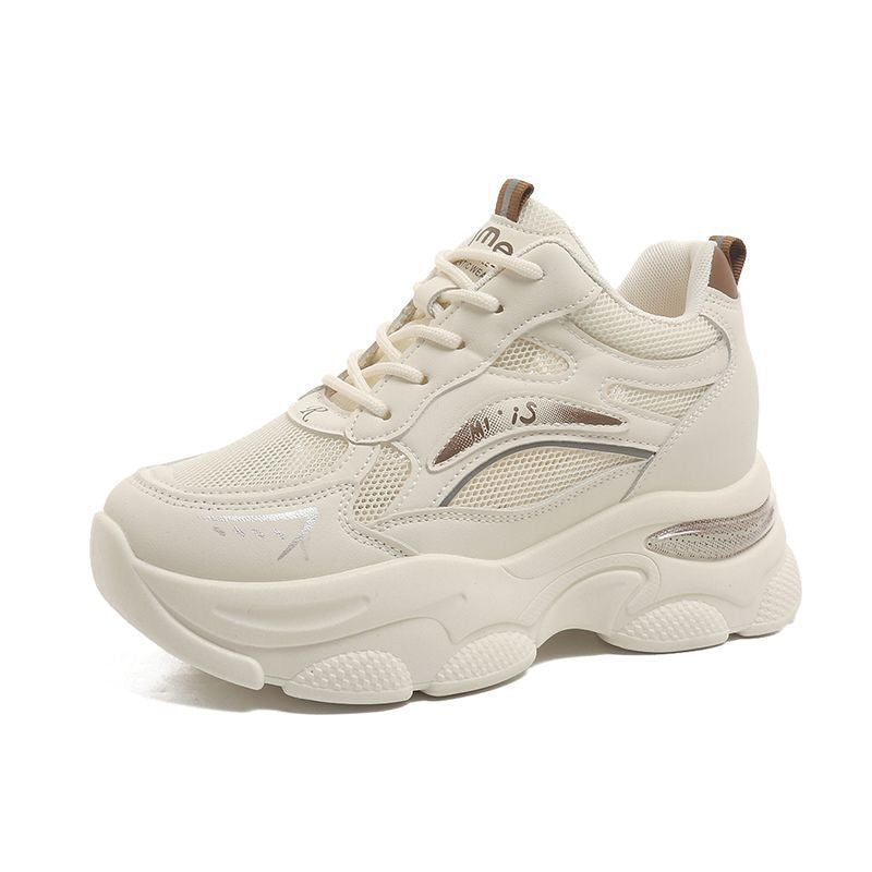 Damen Sportliche Chunky Sneakers mit atmungsaktiver Mesh-Oberfläche und modischem Designschnitt R&B