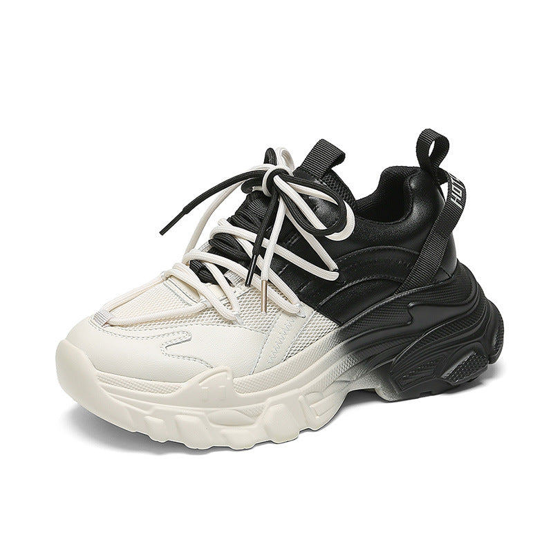 Damen Chunky Sport-Sneaker mit atmungsaktivem Obermaterial und elastischem Schnürsystem R&B