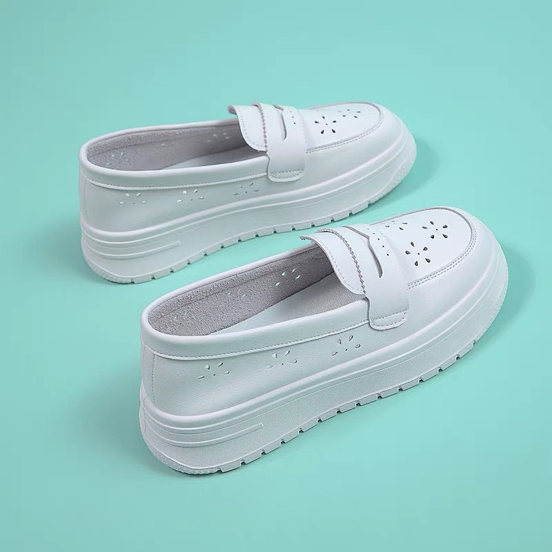Damen Slip-On Sneakers mit atmungsaktivem Obermaterial und komfortablem Fußbett R&B