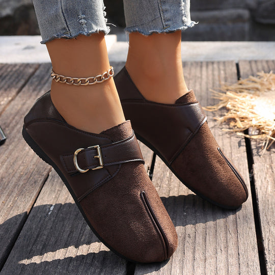 Damen bequeme Clogs mit trendigem Riemendesign und komfortabler Fußbettung R&B