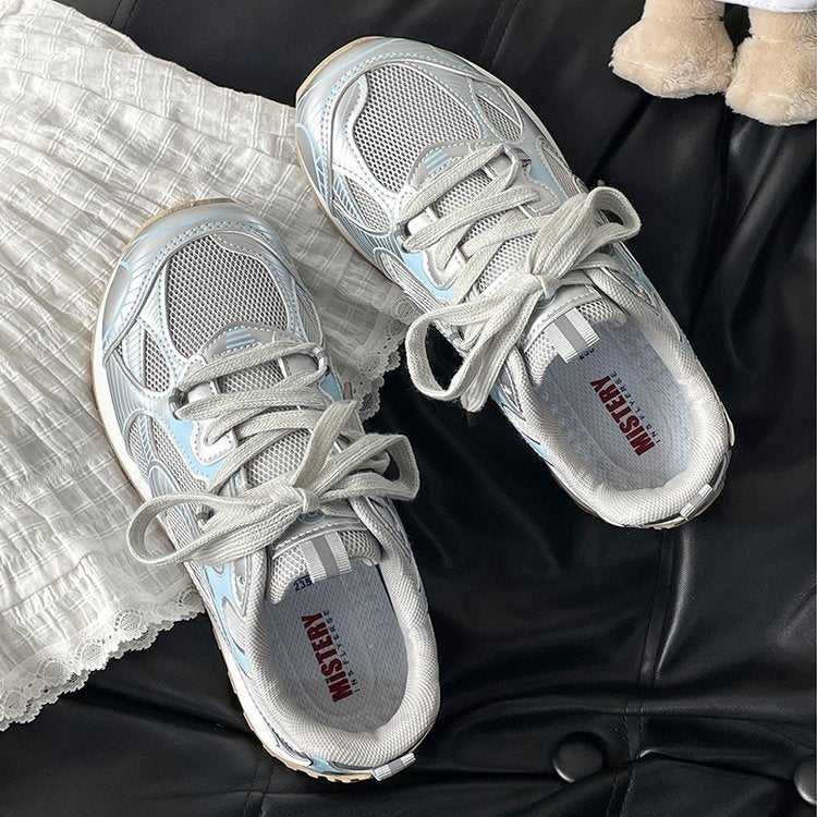 Damen Sportliche Lauf-Sneaker mit atmungsaktiver Mesh-Oberfläche und stoßdämpfender Sohle R&B