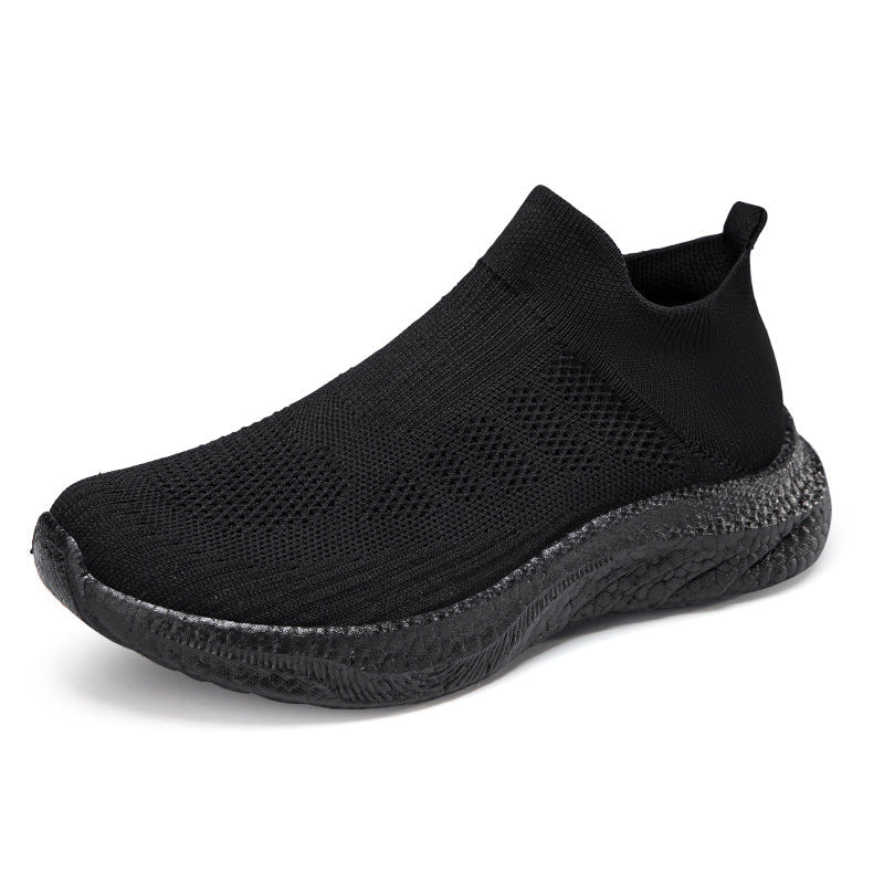 Damen Elastic Slip-On Sneakers mit atmungsaktivem Obermaterial