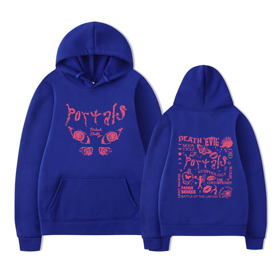 Damen Kapuzenpullover mit kreativem Motiv und bequemer Passform R&B