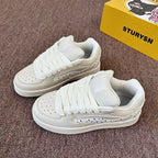 Damen Freizeit Sneakers mit perforierter Oberfläche und bequemer Sohle R&B