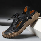Herren Atmungsaktive Outdoor-Sandalen mit rutschfester Sohle und elastischem Verschlusssystem R&B