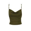 Damen elegantes Cami-Top mit dekorativen Trägern und figurnaher Silhouette EB