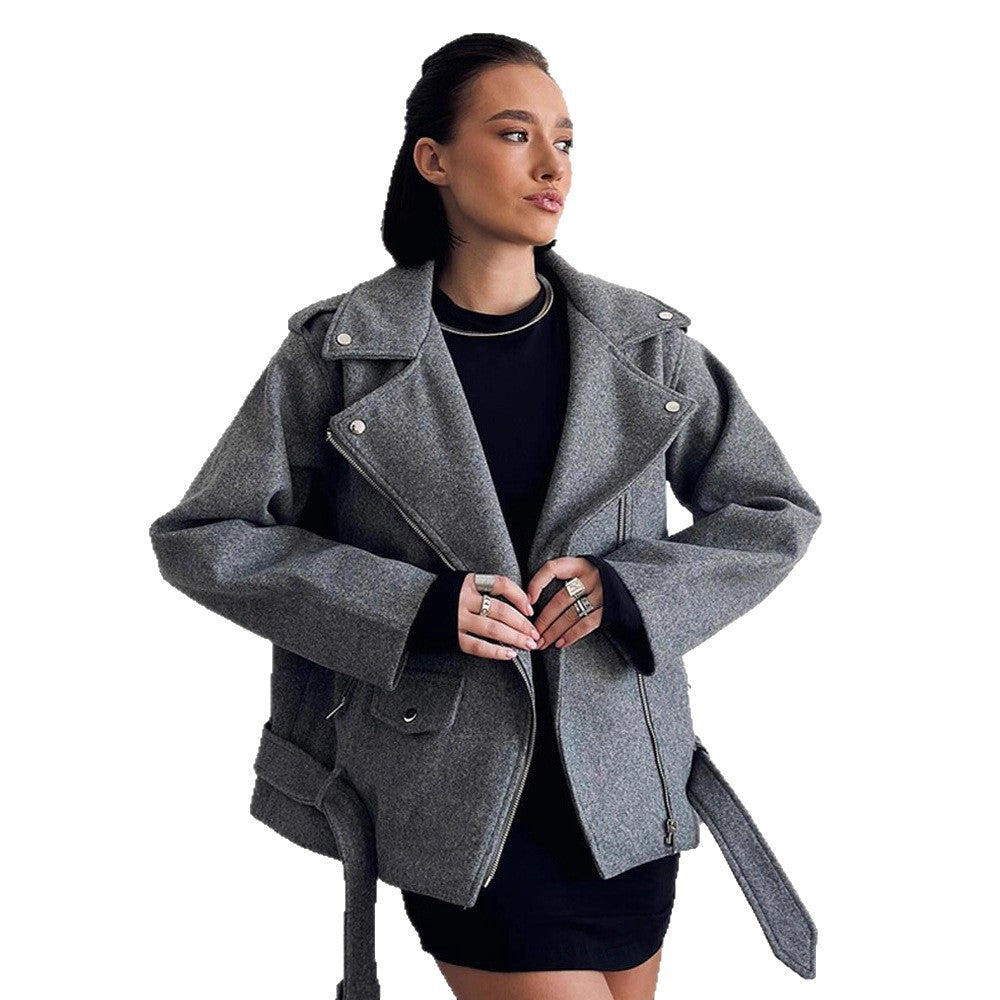 Damen Modische Oversized Jacke R&B
