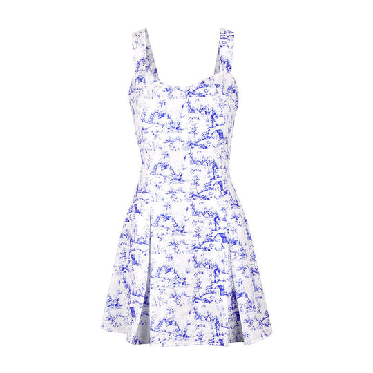 Damen Sommerliches A-Linien Kleid mit floralem Motiv R&B