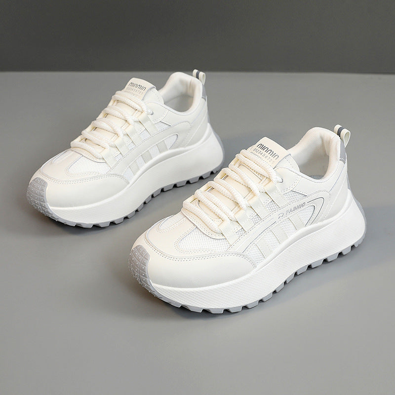 Damen Sportliche Chunky Sneaker mit dämpfendem Sohlenprofil und atmungsaktiver Obermaterialstruktur R&B