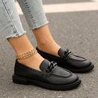 Damen Stilvolle und komfortable Ballerinas mit großem Schleifendetail R&B