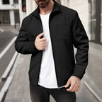 Herren modische Jacke mit strukturiertem Design R&B