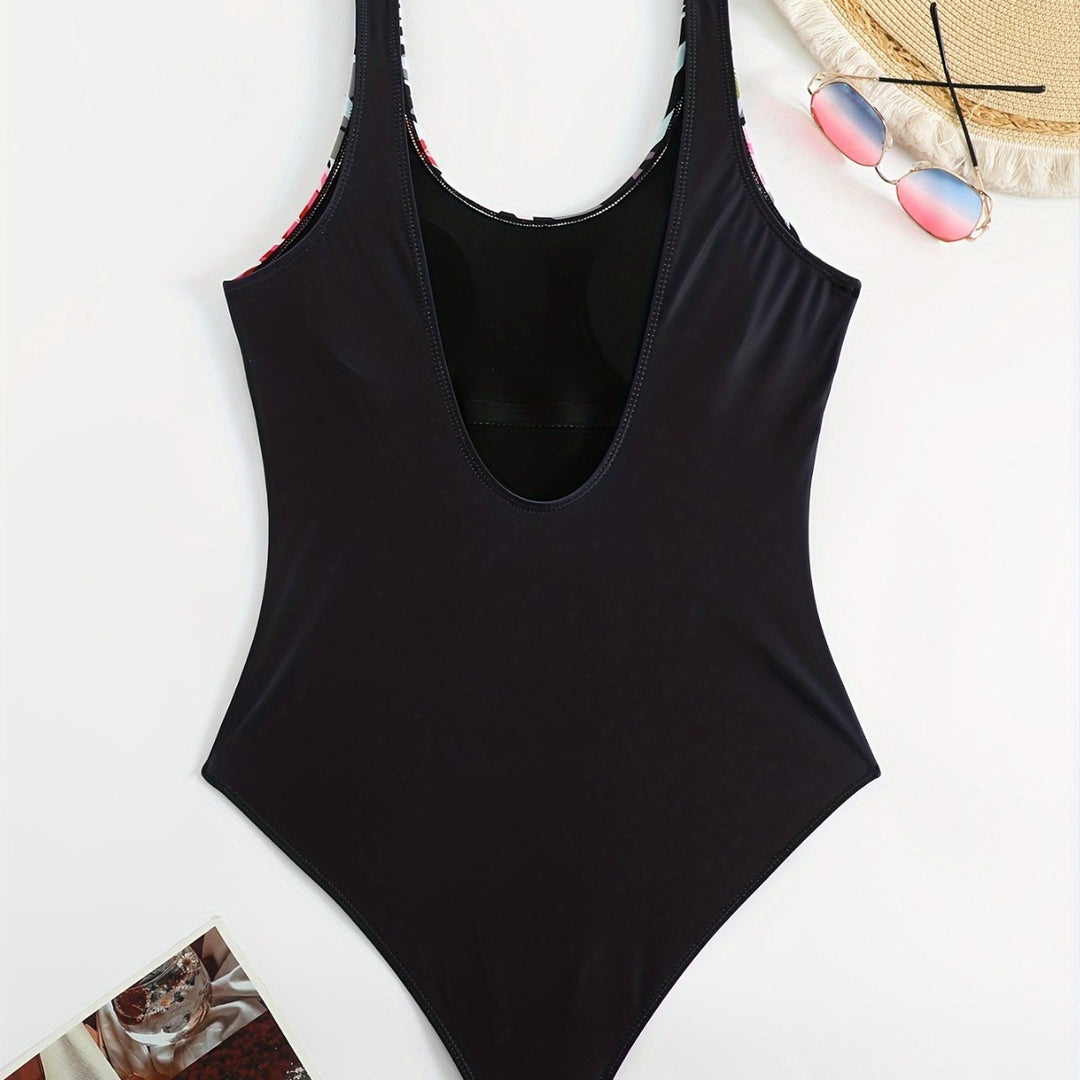 Damen Einteiler mit floralem Muster R&B