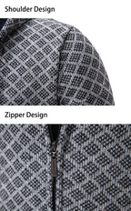 Herren Kapuzenjacke mit strukturiertem Design und eleganten Akzenten