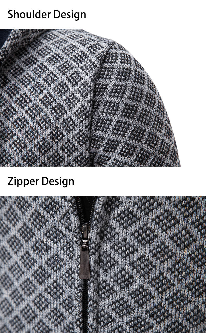 Herren Kapuzenjacke mit strukturiertem Design und eleganten Akzenten