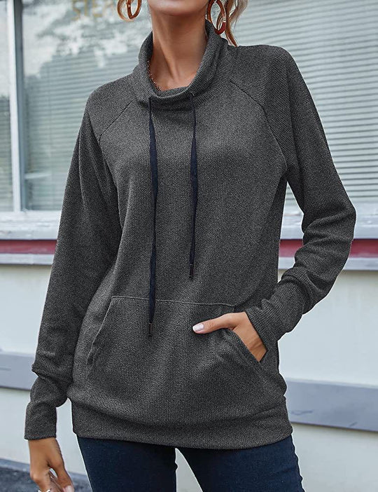 Damen modischer Kapuzensweater mit praktischen Taschen und ergonomischem Schnitt R&B