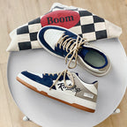Damen Sneaker mit sportlichem Design und gepolstertem Kragen R&B