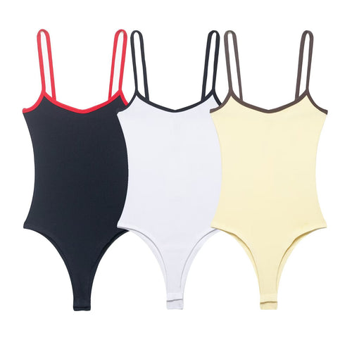 Damen Body mit verstellbaren Trägern R&B