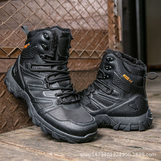 Damen Winterfestige Trekkingstiefel mit isolierendem Futter und rutschfester Sohle R&B