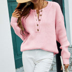 R&B | Einfarbiger Strickpullover Mit Feinem Strick