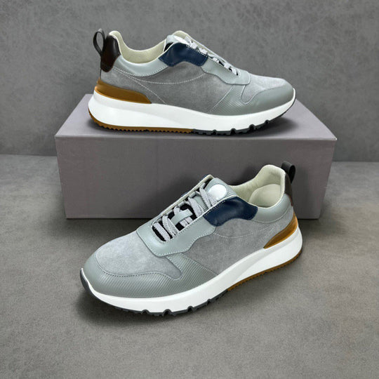 Damen Sportliche Sneakers mit atmungsaktiver Netzstruktur und dämpfender Laufsohle R&B