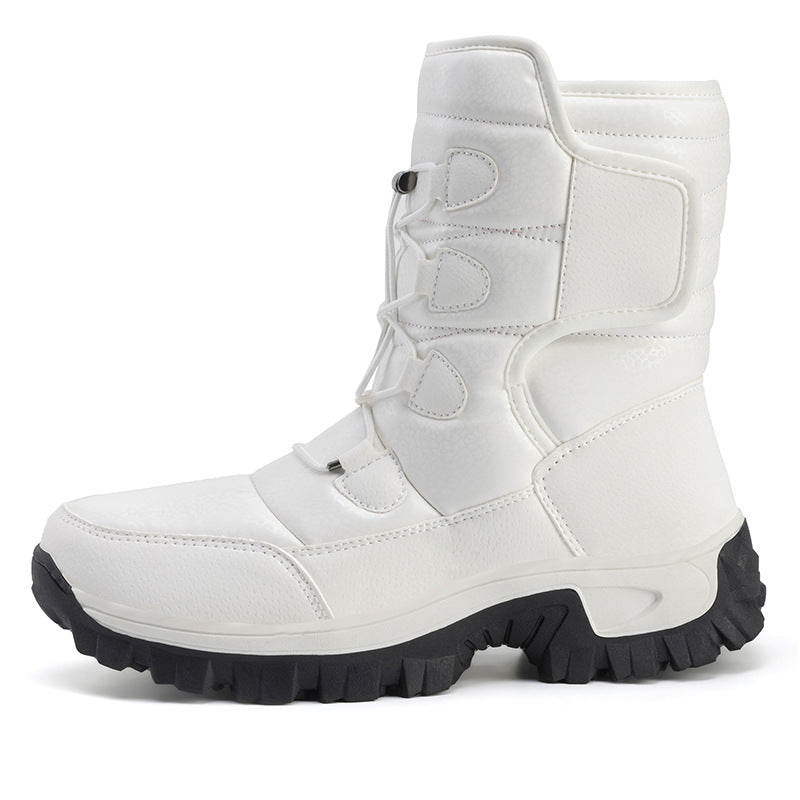 Herren Winterstiefel mit isolierender Fütterung und rutschfester Sohle R&B