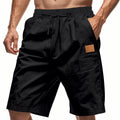 Herren lässige Shorts mit elastischem Bund und praktischen Taschen R&B