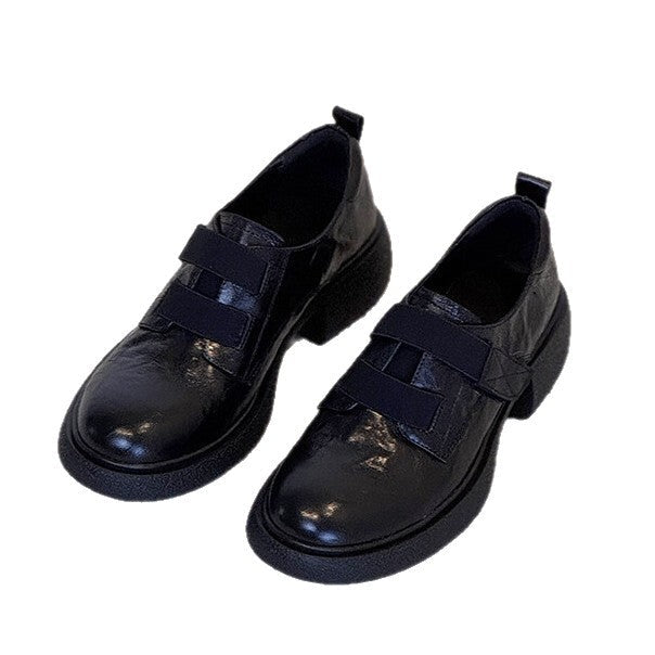 Damen bequeme Schnürschuhe mit elastischen Riemen