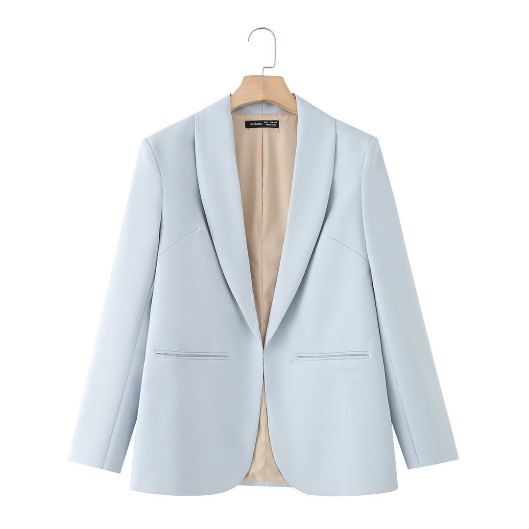 Damen eleganter Blazer mit modernem Schnitt und praktischen Taschen R&B