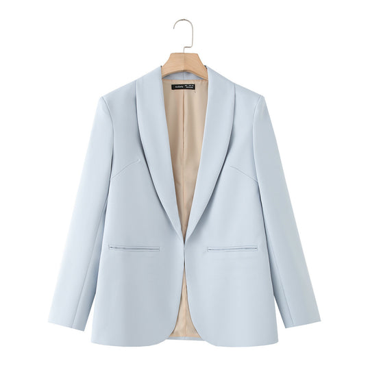Damen eleganter Blazer mit modernem Schnitt und praktischen Taschen R&B