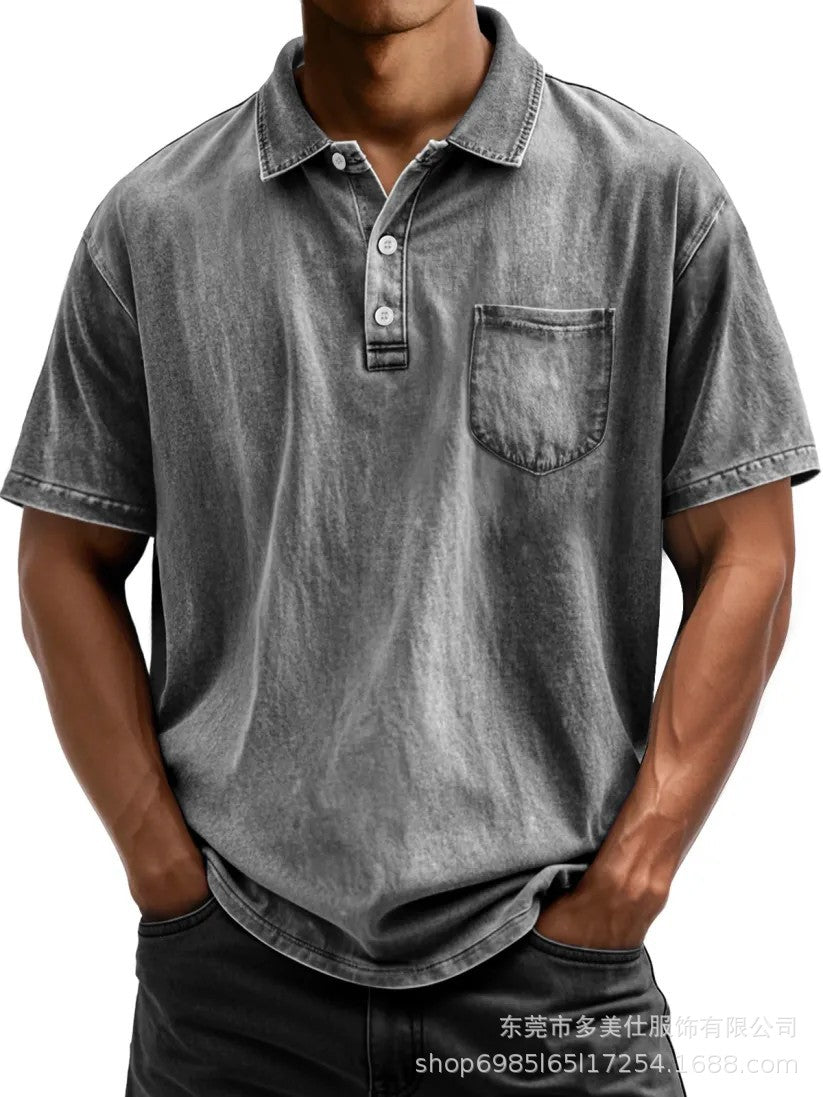 R&B | Button-Down-Hemd mit Revers