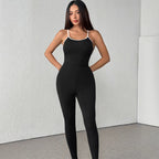 Damen elegante bodenlange Jumpsuit EB