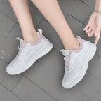 Damen Leichte und atmungsaktive Freizeitsneakers mit komfortabler Dämpfung