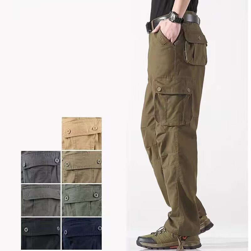 Herren effiziente Cargo-Hose mit multifunktionalen Taschen