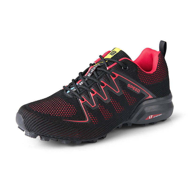 Damen Trailrunning-Schuhe mit rutschfester Sohle und atmungsaktiver Mesh-Oberfläche R&B