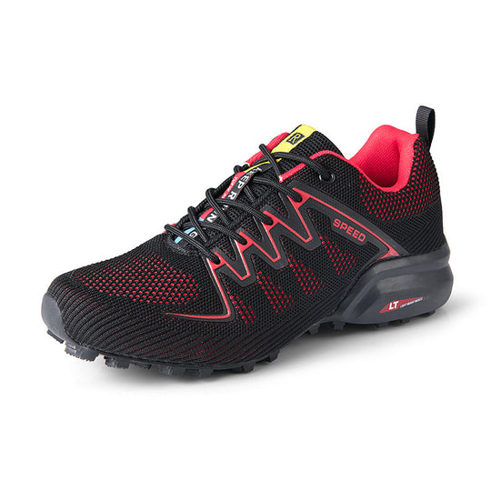 Damen Trailrunning-Schuhe mit rutschfester Sohle und atmungsaktiver Mesh-Oberfläche R&B