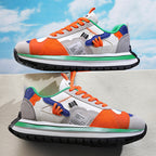 Damen Modische und komfortable Freizeitsneaker mit rutschfester Sohle R&B