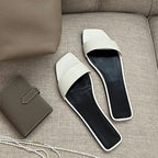 Damen Elegante und moderne Slides mit breitem Riemen R&B