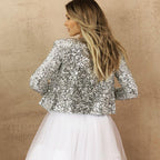 Damen Glitzernde Abendjacke R&B